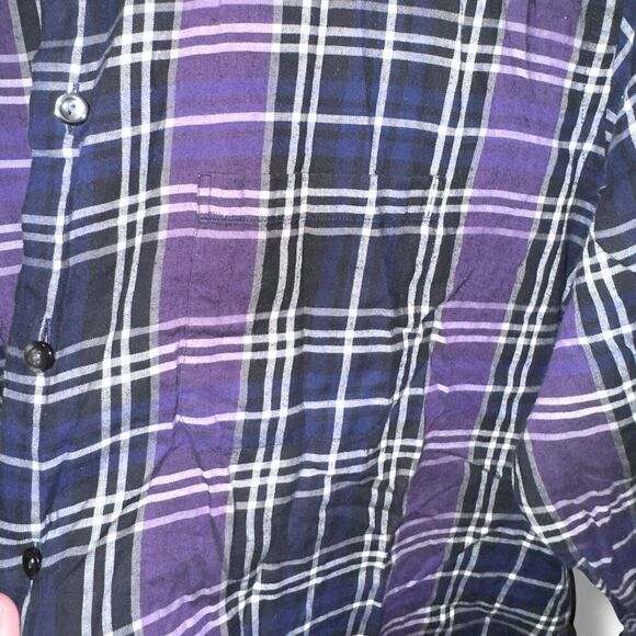 Eton Contemporary Purple BD Dress Shirt Size XL 17 - Picture 3 of 6